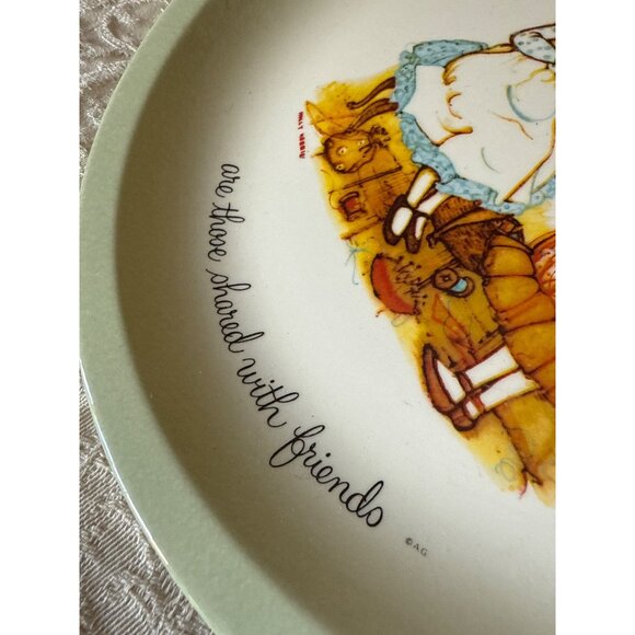 Holly Hobbie Collectors Edition Decorative Plate "The Happiest Times Vintage USA - Picture 7 of 12